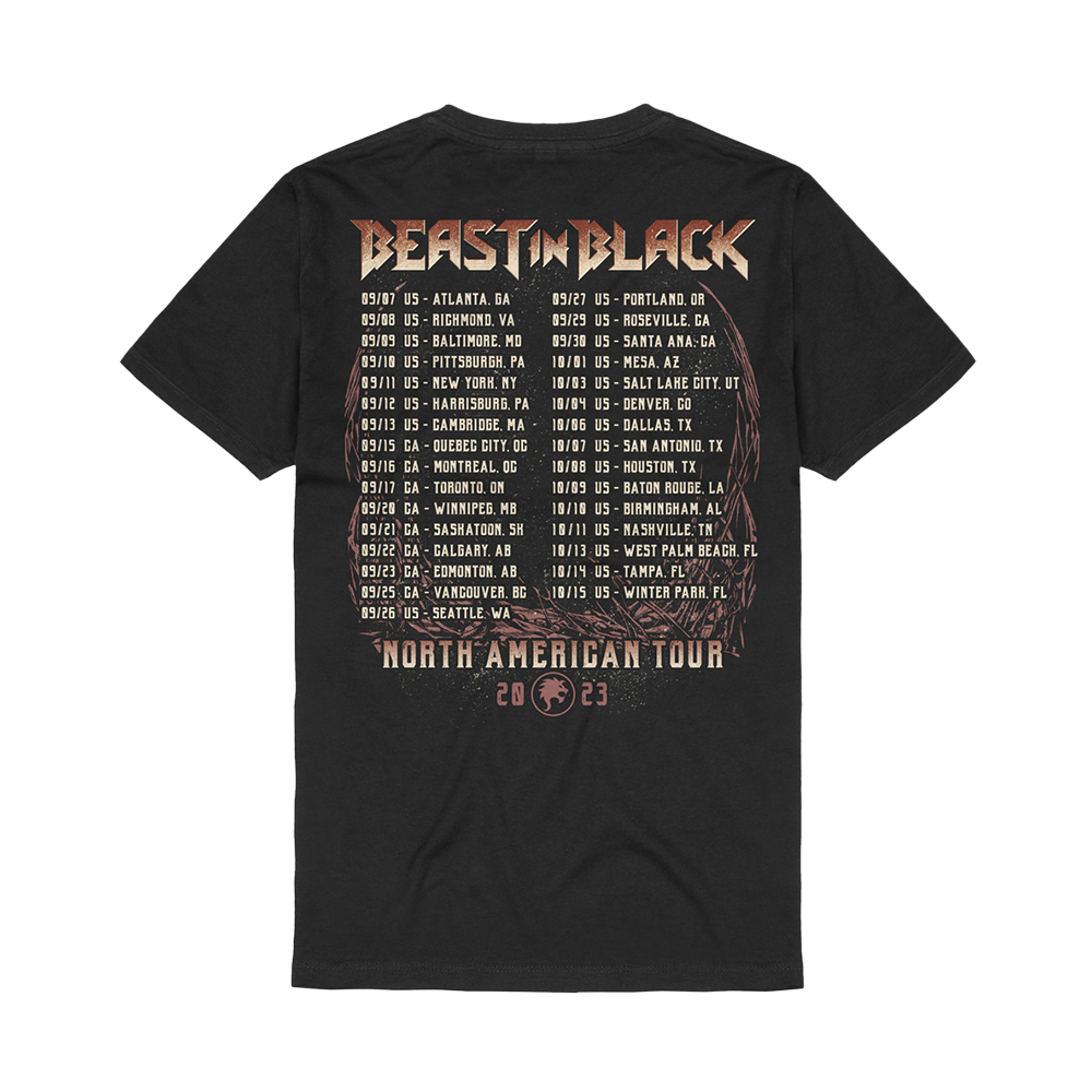 North American '23 Tour Beast T-Shirt Back